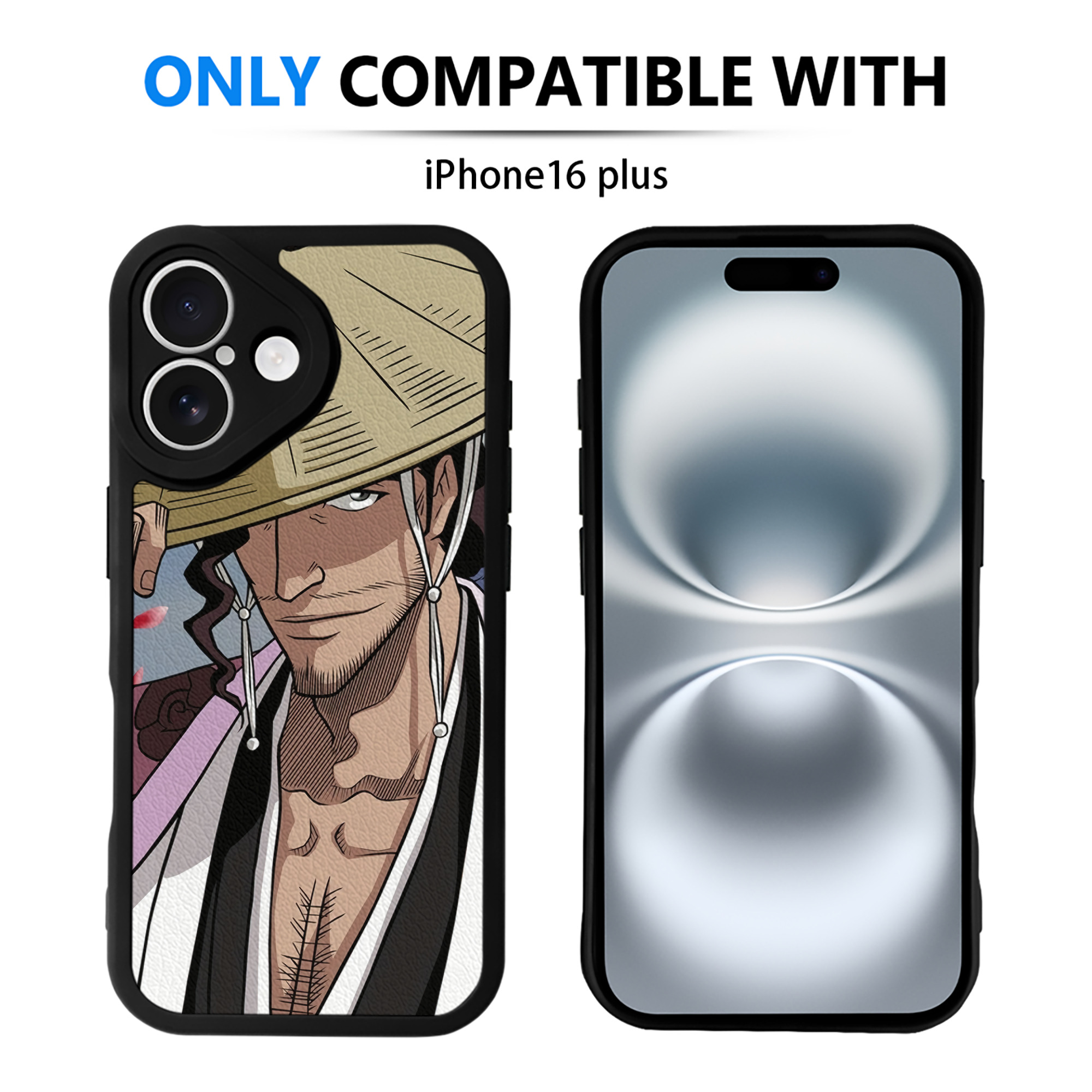 （画像用） ブリーチ BLEACH 【iPhone 16シリーズ対応】シリコンスマホケース（レザー調） 材質：シリコン